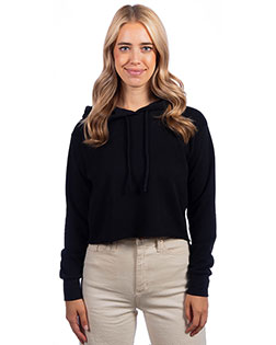 Next Level 9384 Ladies' Cropped Pullover Hooded Sweatshirt at BignTallApparel