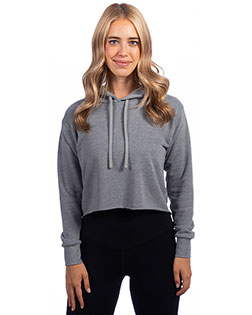 Next Level 9384 Ladies' Cropped Pullover Hooded Sweatshirt at BigNTallApparel
