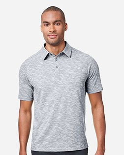 North End NE115 Men's Eclipse Jacquard Polo