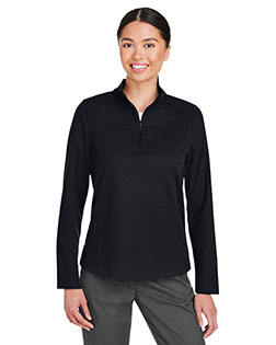 North End NE412W Ladies' Express Tech Performance Quarter-Zip at Bigntall Apparel