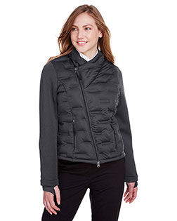 North End NE710W  Ladies' Pioneer Hybrid Bomber Jacket