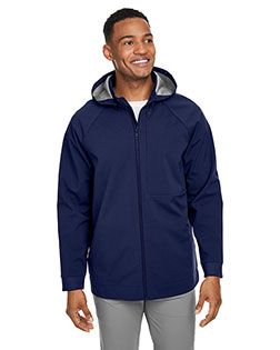 North End NE718  Men's City Hybrid Soft Shell Hooded Jacket