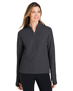 North End NE725W  Ladies' Spirit Textured Quarter-Zip