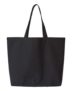 OAD OAD108R Jumbo Recycled Midweight Gusseted Canvas Tote At BigNTallApparel