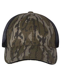 Outdoor Cap CGWM301  Washed Brushed Mesh-Back Camo Cap