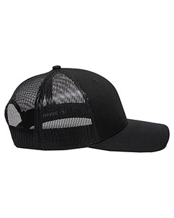 Outdoor Cap OC771 Structured Trucker With Solid Mesh Back Hat at BigNTallApparel