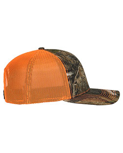 Outdoor Cap OC771C  Structured Camo Trucker With Solid Mesh Back Hat