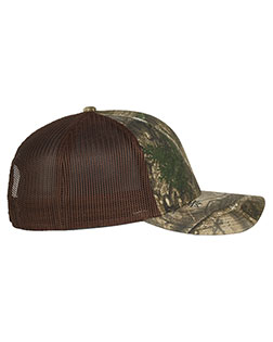 Outdoor Cap OC771C  Structured Camo Trucker With Solid Mesh Back Hat at BigNTallApparel