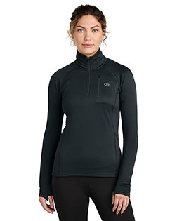 LIMITED EDITION Outdoor Research ®  Women's Tech Grid 1/4-Zip Fleece OR322263 at BignTallApparel