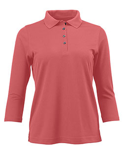 Paragon 120 Women's Lady Palm Three-Quarter Sleeve Polo at BigNTallApparel