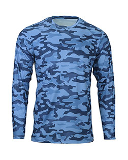 Paragon 238 Men's Woodland Performance Long Sleeve T-Shirt At BigNTallApparel