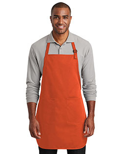 Port Authority Full-Length Two-Pocket Bib Apron. A600