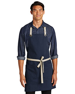 Port Authority Canvas Full-Length Two-Pocket Apron A815 at BignTallApparel