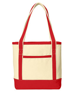 Port Authority Medium Cotton Canvas Boat Tote. BG412 at BignTallApparel