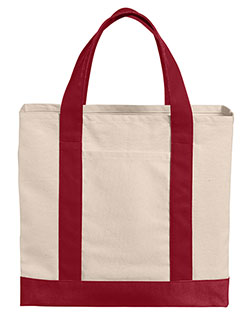 Port Authority Cotton Canvas Two-Tone Tote BG429