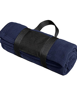 Port Authority BP20  Fleece Blanket With Carrying Strap