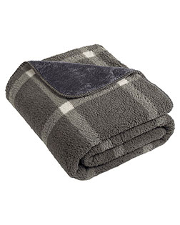 Port Authority ® Double-Sided Sherpa/Plush Blanket BP48 at BigNTallApparel