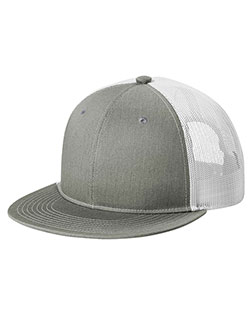 Port Authority Snapback Flat Bill Trucker Cap C117 at BigNTallApparel
