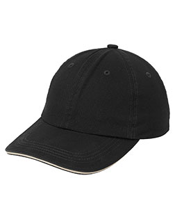 Port Authority Signature C830  Sandwich Bill Cap With Striped Closure