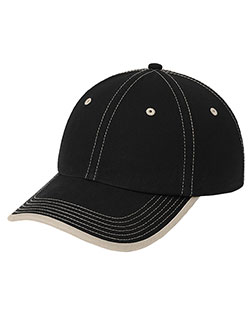 Port Authority C835  Vintage Washed Contrast Stitch Cap