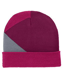    Port Authority ®  Cuffed Colorblock Beanie. C906