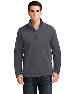 Port Authority F218 Men Value Fleece 1/4-Zip Pullover at BigNTallApparel