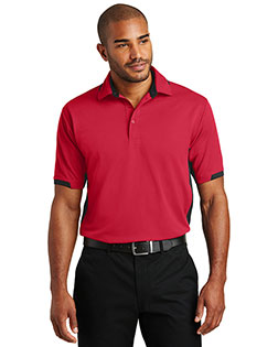 Port Authority Signature K524 Men Dry Zone Colorblock Ottoman Sport Shirt at BigNTallApparel