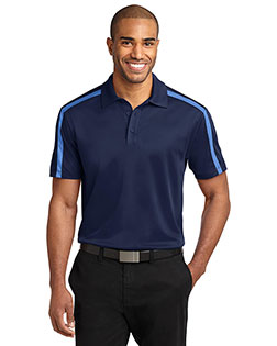 Port Authority Silk Touch™ Performance Colorblock Stripe Polo. K547