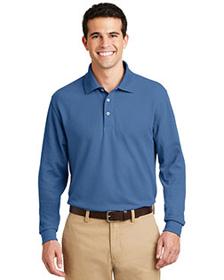 Port Authority Signature K800LS Men Long Sleeve Ez Cotton Pique Sport Shirt