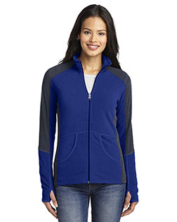 Port Authority Ladies Colorblock Microfleece Jacket. L230