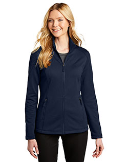 Port Authority Ladies Grid Fleece Jacket. L239