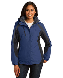 Port Authority L321 Women Colorblock 3in1 Jacket at BigNTallApparel