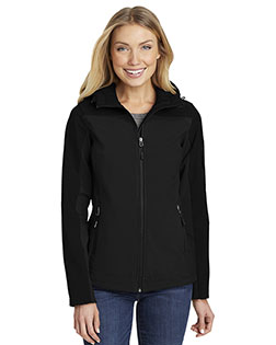 Port Authority Ladies Hooded Core Soft Shell Jacket. L335