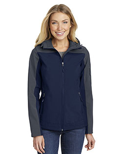 Port Authority Ladies Hooded Core Soft Shell Jacket. L335