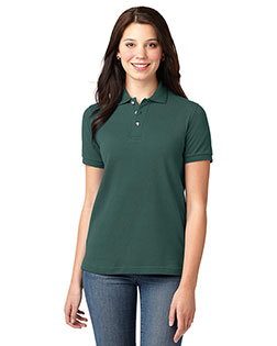 Port Authority L420 Women Pique Knit Polo at bigntallapparel