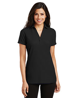  Port Authority Ladies Silk Touch Y-Neck Polo. L5001