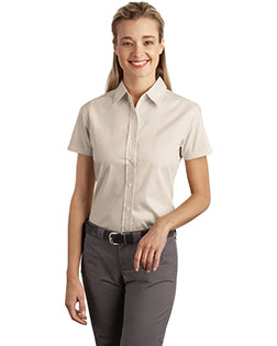 Port Authority L507 Women Short Sleeve Easy Care, Soil Resistant Shirt
