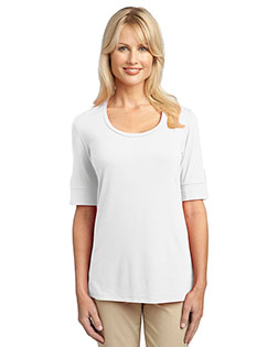 Port Authority L541 Women Concept Scoop Neck Shirt