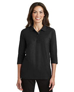 Port Authority L562 Women Silk Touch 3/4-Sleeve Polo