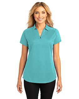 Port Authority Ladies Digi Heather Performance Polo. L574