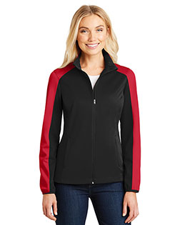 Port Authority Ladies Active Colorblock Soft Shell Jacket. L718