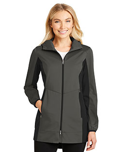 Port Authority Ladies Active Hooded Soft Shell Jacket. L719