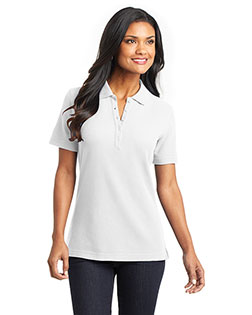 Port Authority L800 Women Ezcotton Pique Polo In Big & Tall Sizes