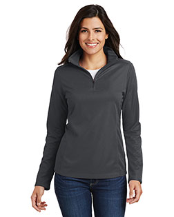 Port Authority Ladies Pinpoint Mesh 1/2-Zip . L806