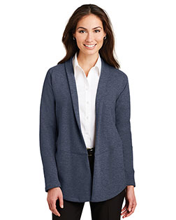 Port Authority L807 Ladies Interlock Cardigan at BigNTallApparel