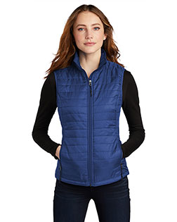 Port Authority Ladies Packable Puffy Vest L851 at BignTallApparel