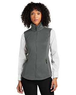 Port Authority Ladies Collective Smooth Fleece Vest L906 at BigNTallApparel