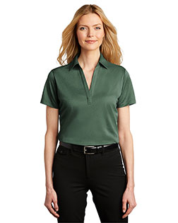 Port Authority Ladies Heathered Silk Touch Performance Polo. LK542