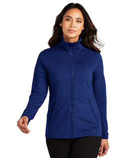 Port Authority Ladies Accord Stretch Fleece Full-Zip LK595 at BigNTallApparel