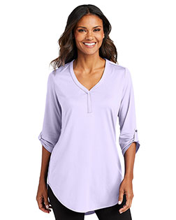 Port Authority ® Ladies City Stretch 3/4-Sleeve Tunic LK6840 at BigNTallApparel